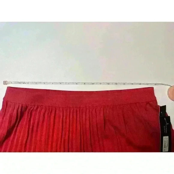 Misook Burnout Accent Pleated Soft KnitMaxi Skirt XL, New with Tags - Picture 4 of 6